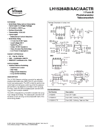Datasheet LH1528AAC manufacturer Infineon