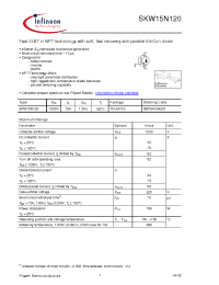 Datasheet Q67040-S4281 manufacturer Infineon