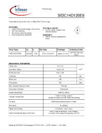 Datasheet Q67050-A4123-A001 manufacturer Infineon