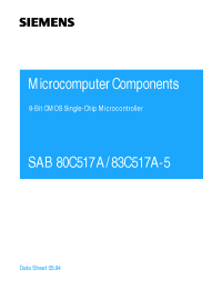 Datasheet SAB80C517A manufacturer Infineon