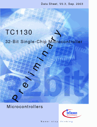 Datasheet TC1130 manufacturer Infineon
