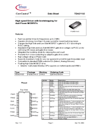 Datasheet TDA21102 manufacturer Infineon