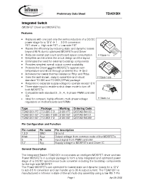 Datasheet TDA21201-B7 manufacturer Infineon