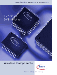Datasheet TDA6190 manufacturer Infineon