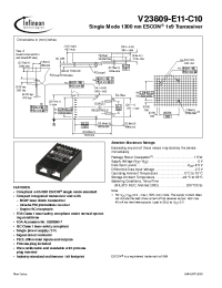 Datasheet V23809-E11-C10 manufacturer Infineon