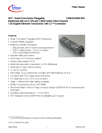 Datasheet V23818-M305-B57 manufacturer Infineon