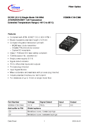 Datasheet V23826-C18-C366 manufacturer Infineon