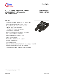Datasheet V23826-C18-T363 manufacturer Infineon
