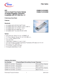 Datasheet V23833-FX105-B001 manufacturer Infineon