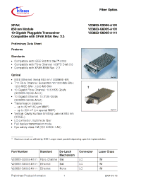 Datasheet V23833-G6005-A111 manufacturer Infineon