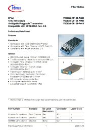 Datasheet V23833-G6104-A001 manufacturer Infineon