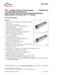 Datasheet V23849-R36-C55 manufacturer Infineon