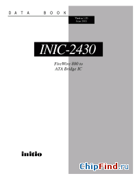Datasheet INIC-2430 manufacturer Initio