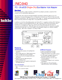 Datasheet INIC-940 manufacturer Initio