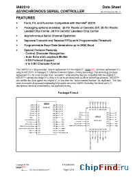 Datasheet IA82510-PLC28I-01 manufacturer InnovASIC