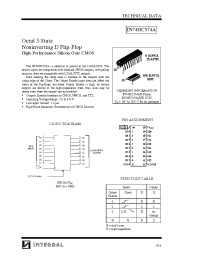 Datasheet IN74HC534A manufacturer Интеграл