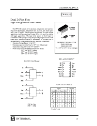 Datasheet IW4013B manufacturer Интеграл
