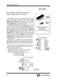 Datasheet IW4029BD manufacturer Интеграл