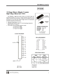 Datasheet IW4040BD manufacturer Интеграл