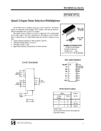 Datasheet IZ74HC157A manufacturer Интеграл