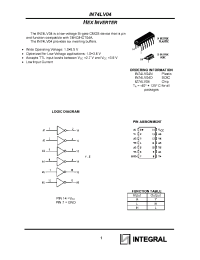 Datasheet IZ74LV04 manufacturer Интеграл