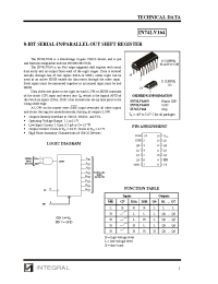 Datasheet IZ74LV164 manufacturer Интеграл