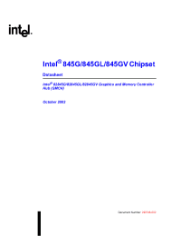 Datasheet 82845GL manufacturer INTEL