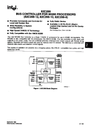 Datasheet 82C288-10 manufacturer INTEL