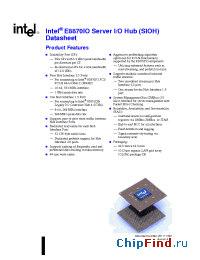 Datasheet E8870IO manufacturer INTEL