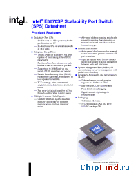 Datasheet E8870SP manufacturer INTEL