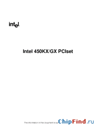 Datasheet INTEL450GX manufacturer INTEL