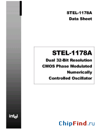 Datasheet STEL-1178A manufacturer INTEL