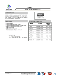 Datasheet IP9005 manufacturer Interpion