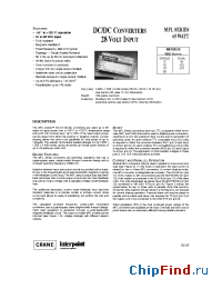 Datasheet MFL2828S1 manufacturer Interpoint