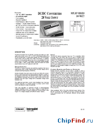 Datasheet MFLHP2805S manufacturer Interpoint