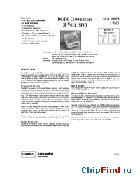 Datasheet MGA2805D/883 manufacturer Interpoint