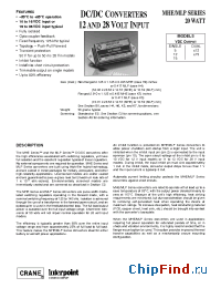Datasheet MHE2812D manufacturer Interpoint