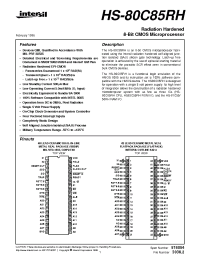 Datasheet 5962R9582401VXC manufacturer Intersil