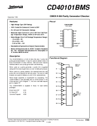 Datasheet CD40101BMS manufacturer Intersil