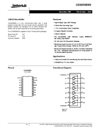 Datasheet CD4503BDMSR manufacturer Intersil