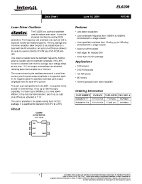 Datasheet EL6206CW-T7 manufacturer Intersil
