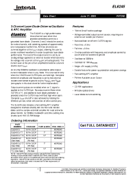 Datasheet EL6245CU manufacturer Intersil