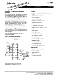 Datasheet EL7564CM-T13 manufacturer Intersil