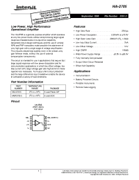 Datasheet HA3-2705-5 manufacturer Intersil