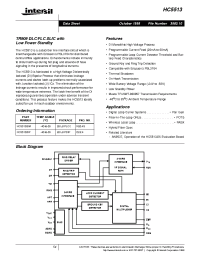 Datasheet HC5513 manufacturer Intersil