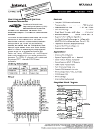 Datasheet HFA3861A manufacturer Intersil