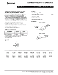 Datasheet HGT1S12N60C3DS manufacturer Intersil