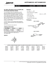 Datasheet HGT1S3N60C3DS manufacturer Intersil