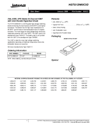 Datasheet HGTG12N60C3D manufacturer Intersil
