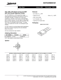 Datasheet HGTG30N60C3D manufacturer Intersil
